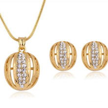 Jóias de ouro 22k Jóias de ouro Design Coroa Pingente Jóias Colar Colar de Jóias Diamante